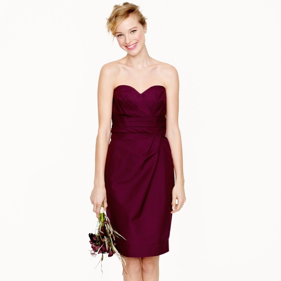 J. Crew Dresses & Skirts - J. Crew Raquel Dress in Cotton Cady Spiced Wine